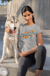 Vintage Cali surf design - Whimsical Wolf