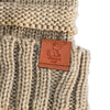 Khaki Knit Cuffed Beanie - Whimsical Wolf