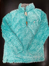 Aqua Sherpa with Whimsical Wolf Logo - Whimsical Wolf