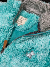 Aqua Sherpa with Whimsical Wolf Logo - Whimsical Wolf