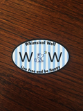 Carolina Blue Oval Magnet 2.5